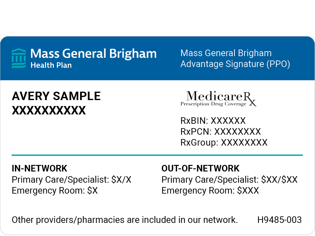 Mass General Brigham Advantage Signature PPO Card