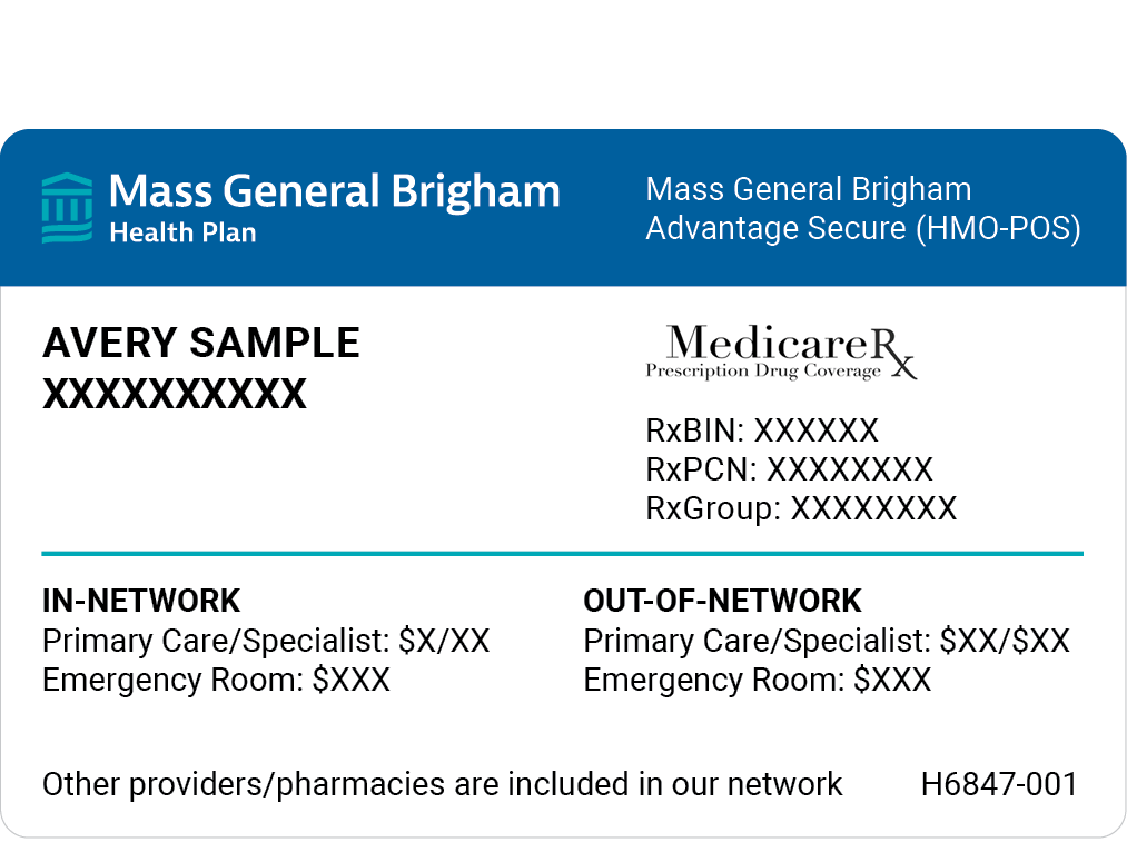Mass General Brigham Advantage Secure HMO POS Card